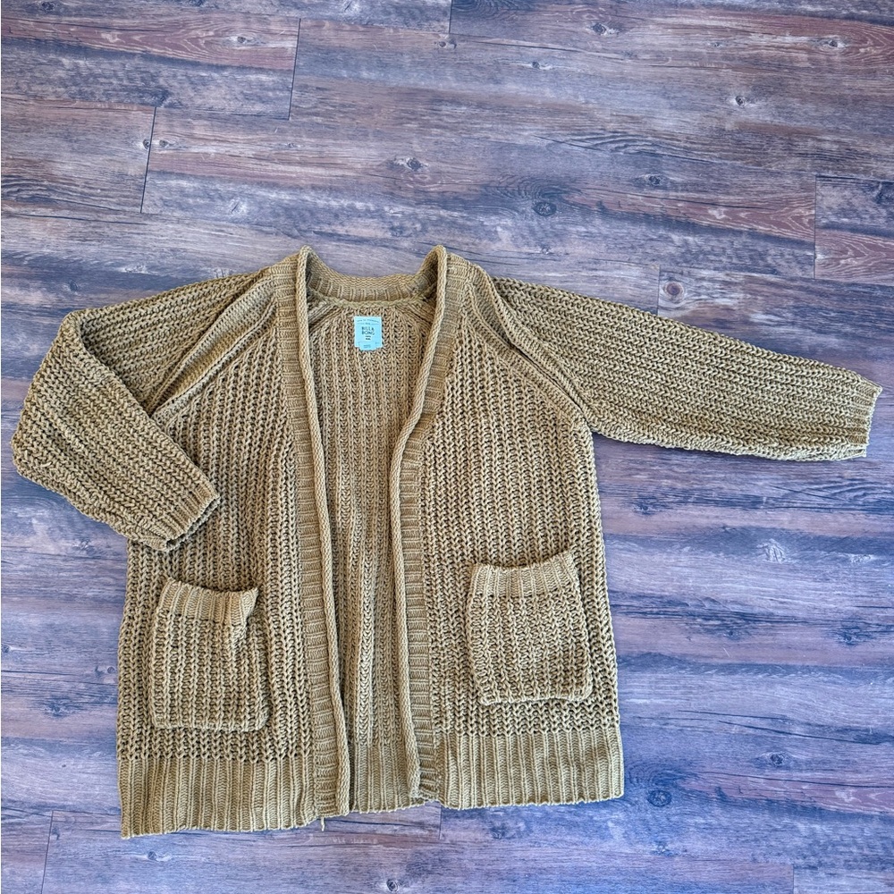Billabong Chunky Knit Cardigan - Brown